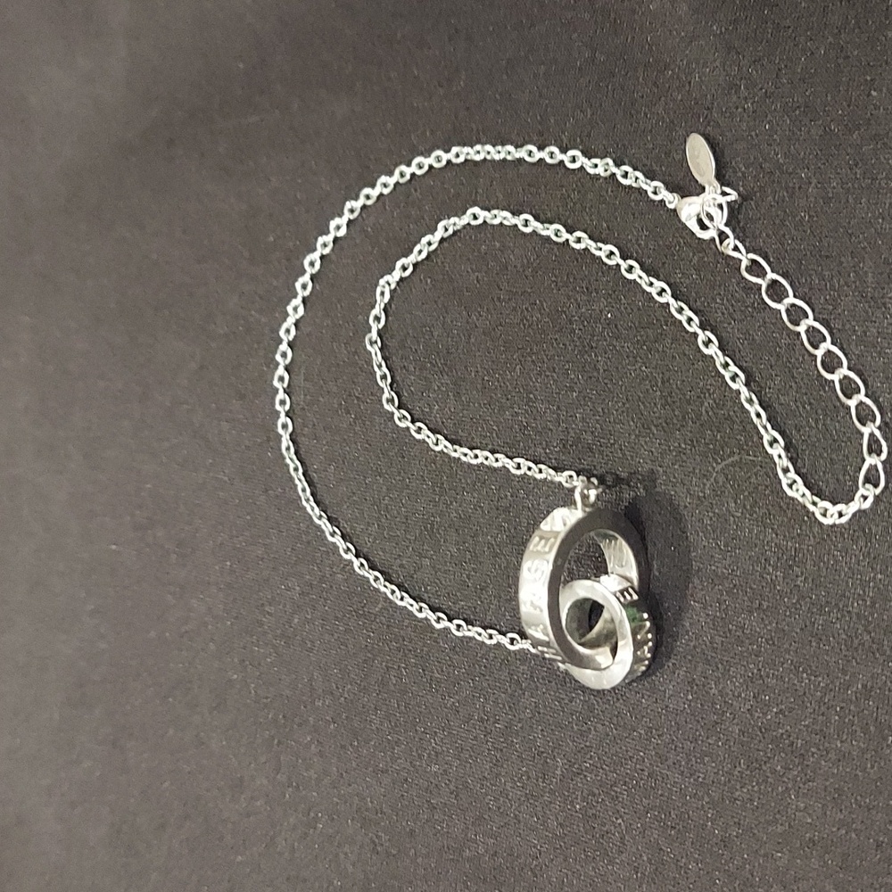 ARMANI EXCHANGE INTERLOCK NECKLACE